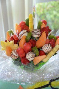 As you can see by the partially empty sticks, it did not take us long to dig in!